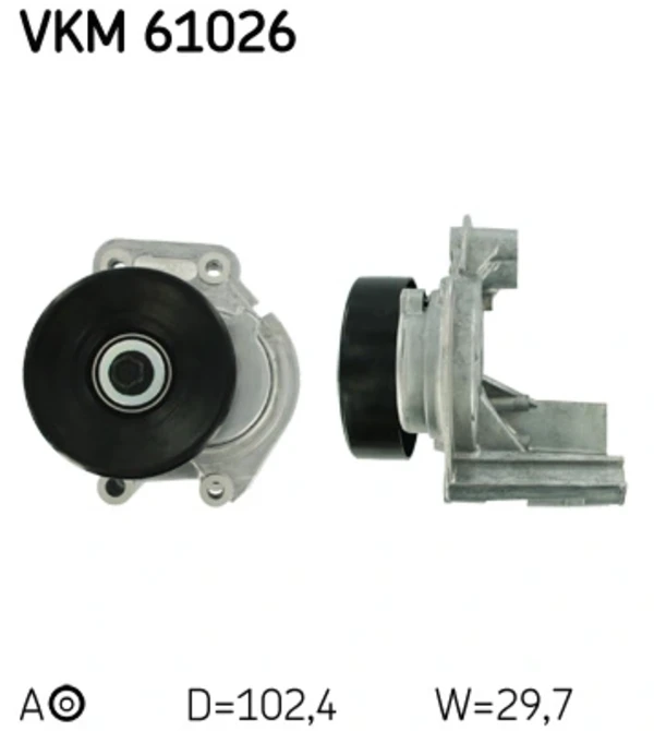 Натягувач приводного ременя VKM61026 SKF