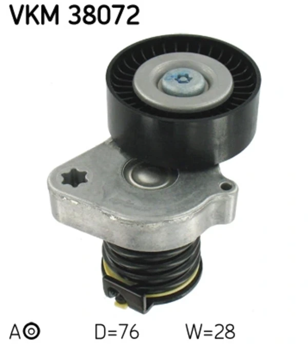 Натягувач приводного ременя VKM38072 SKF