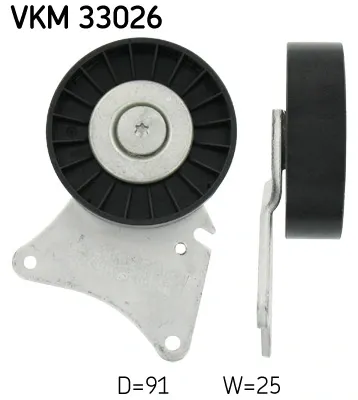 Ролик приводного ременя, паразитний VKM33026 SKF