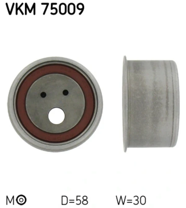 Ролик натягувача ременя ГРМ VKM75009 SKF