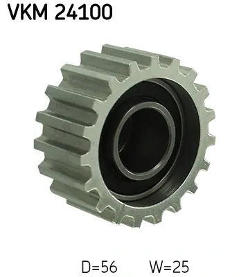 Ролик паразитний ГРМ VKM24100 SKF