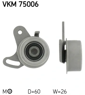 Ролик натягувача ременя ГРМ VKM75006 SKF