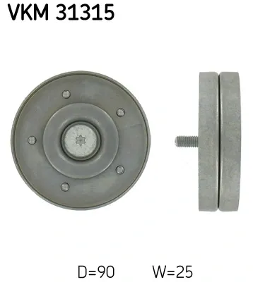 Ролик приводного ременя, паразитний VKM31315 SKF