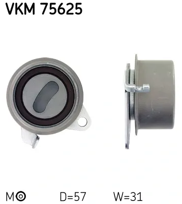 Ролик натягувача ременя ГРМ VKM75625 SKF