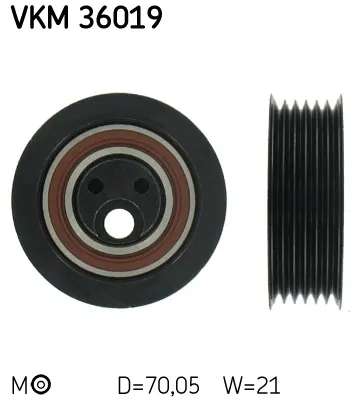 Натяжний ролик VKM36019 SKF
