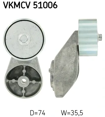 Натягувач приводного ременя VKMCV51006 SKF