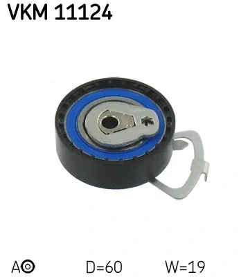 Ролик натягувача ременя ГРМ VKM11124 SKF