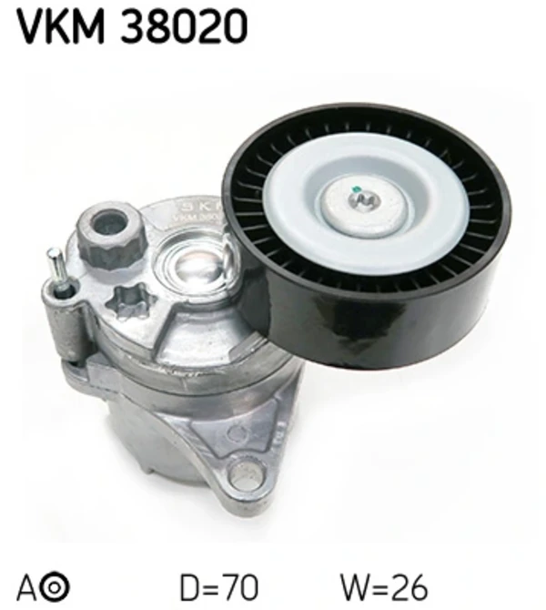 Натягувач приводного ременя VKM38020 SKF