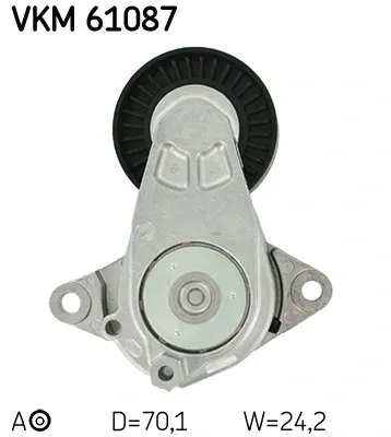 Натягувач приводного ременя VKM61087 SKF