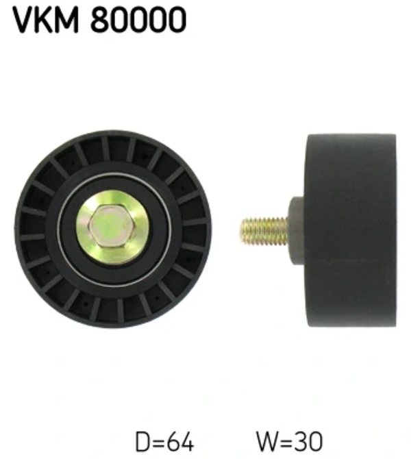 Ролик паразитний ГРМ VKM80000 SKF