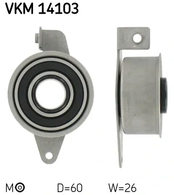 Ролик натягувача ременя ПНВТ VKM14103 SKF