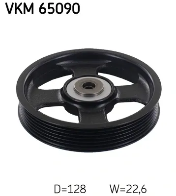 Шків насосу гідропідсилювача керма (ГПК) VKM65090 SKF