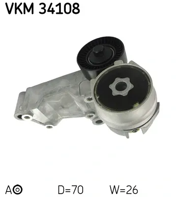 Натягувач приводного ременя VKM34108 SKF