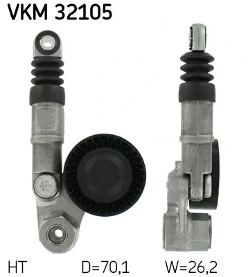 Натягувач приводного ременя VKM32105 SKF