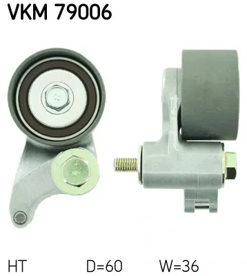 Ролик натягувача ременя ГРМ VKM79006 SKF