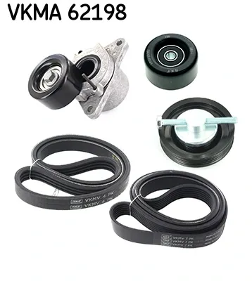 Ремінь приводний, агрегатів, комплект VKMA62198 SKF