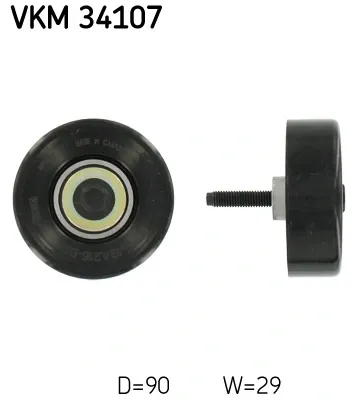Ролик приводного ременя, паразитний VKM34107 SKF