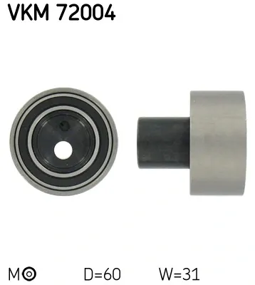 Ролик натягувача ременя ГРМ VKM72004 SKF