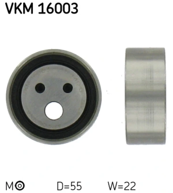 Ролик натягувача ременя ГРМ VKM16003 SKF