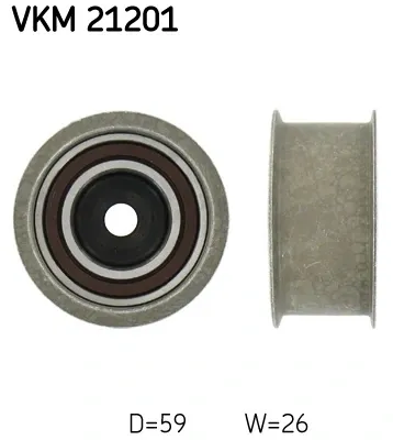 Ролик паразитний ГРМ VKM21201 SKF