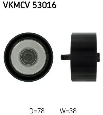 Ролик приводного ременя, паразитний VKMCV53016 SKF
