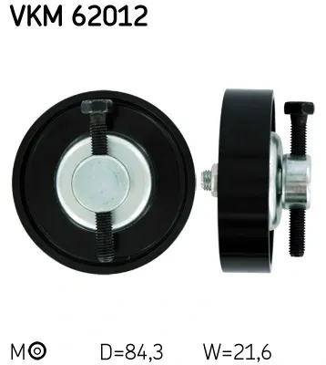 Натяжний ролик VKM62012 SKF