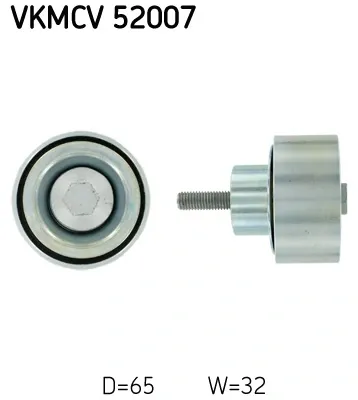 Натяжний ролик VKMCV52007 SKF