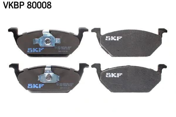 Передні тормозні колодки VKBP80008 SKF