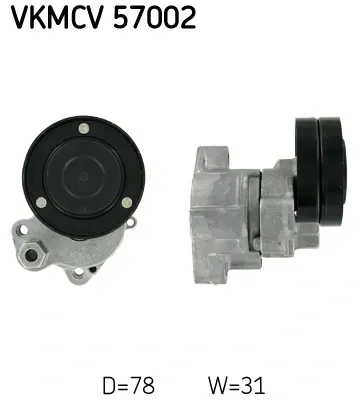 Натягувач приводного ременя VKMCV57002 SKF