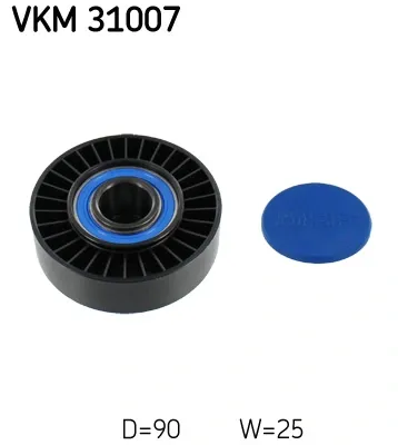 Ролик приводного ременя, паразитний VKM31007 SKF