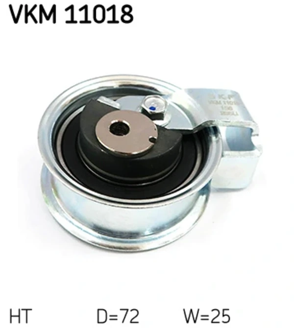 Ролик натягувача ременя ГРМ VKM11018 SKF