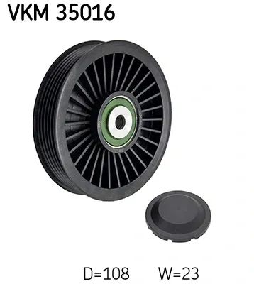 Ролик приводного ременя, паразитний VKM35016 SKF