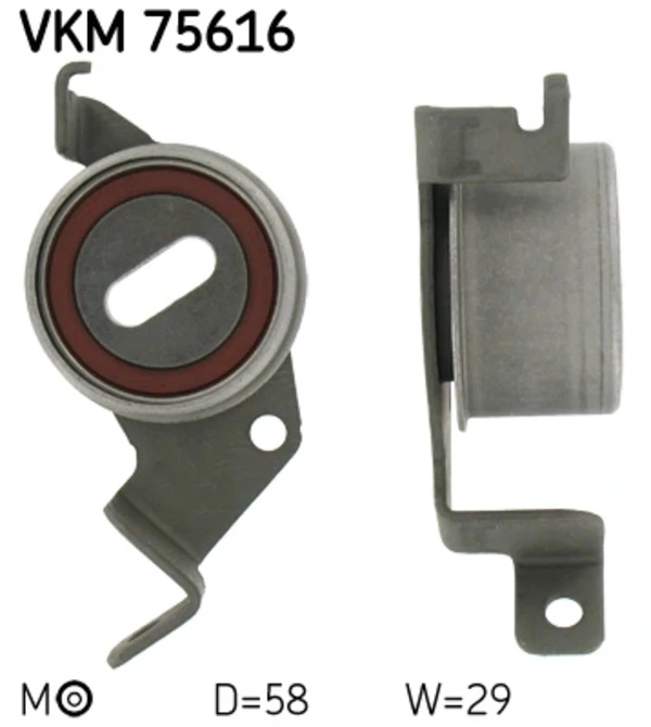 Ролик натягувача ременя ГРМ VKM75616 SKF