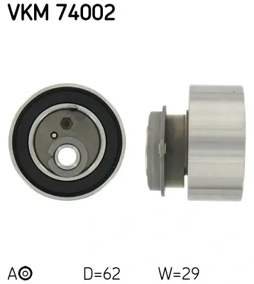Ролик натягувача ременя ГРМ VKM74002 SKF
