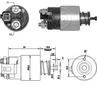 Втягуюче реле стартера ZM2391 ZM