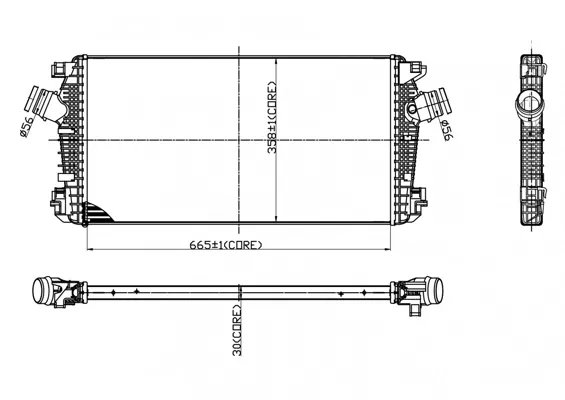 Інтеркулер Chevrolet Orlando J309