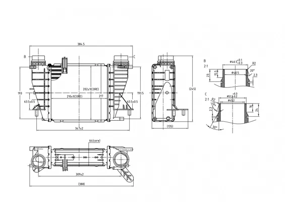 Інтеркулер Nissan Note E11