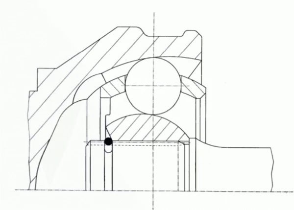 ШРУС зовнішній передній 301947 Loebro