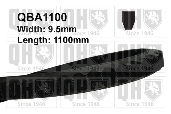 Ремінь генератора QBA1100 QUINTON HAZELL