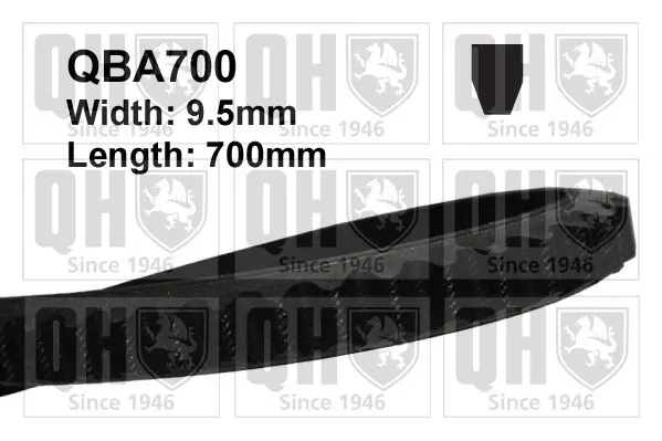 Ремінь генератора QBA700 QUINTON HAZELL