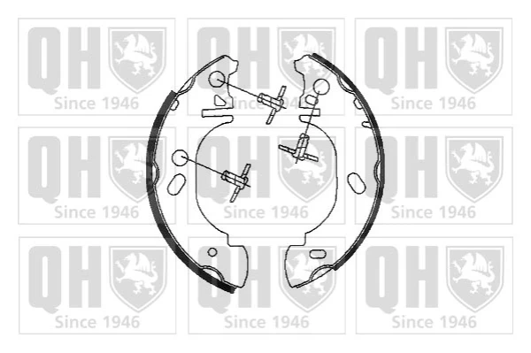 Колодки гальмові задні, барабанні BS920 QUINTON HAZELL
