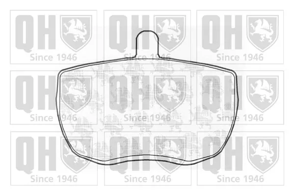 Передні тормозні колодки BP163 QUINTON HAZELL