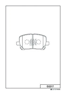  Передні тормозні колодки Toyota Matrix 