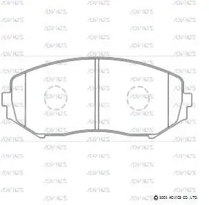 Передні тормозні колодки SN131 Advics
