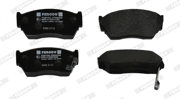 Передні тормозні колодки FDB763 Ferodo
