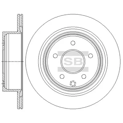 Гальмівні диски SD4241 Hi-q