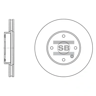 Гальмівні диски передні SD3007 Hi-q