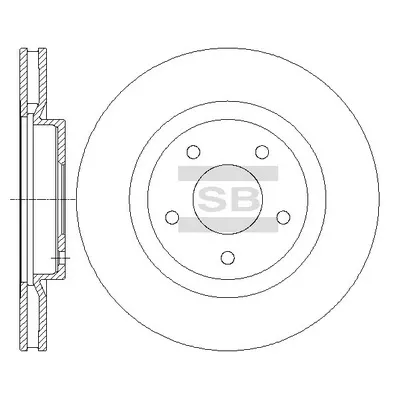 Гальмівні диски передні SD4240 Hi-q