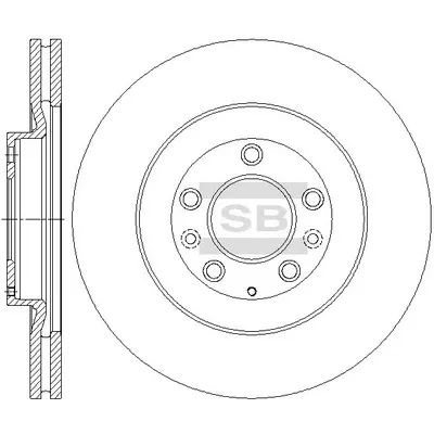 Гальмівні диски передні TD133325XA Mazda