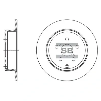 Гальмівні диски SD4083 Hi-q